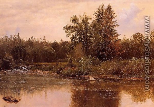 Landscape  New Hampshire - Albert Bierstadt