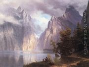 Scene In The Sierra Nevada - Albert Bierstadt