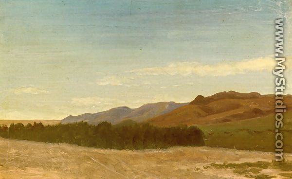 The Plains Near Fort Laramie - Albert Bierstadt