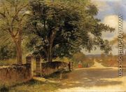 Street In Nassau - Albert Bierstadt