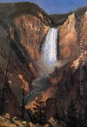 Lower Yellowstone Falls - Albert Bierstadt