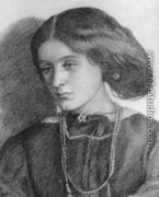 Mrs  Burne Jones - Dante Gabriel Rossetti