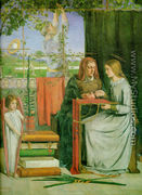 The Childhood Of Mary Virgin - Dante Gabriel Rossetti