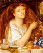 Woman Combing Her Hair - Dante Gabriel Rossetti