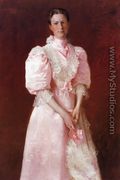 Study In Pink Aka Portrait Of Mrs  Robert P  McDougal - William Merritt Chase