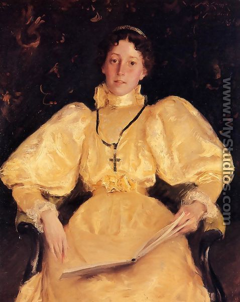 The Golden Lady - William Merritt Chase