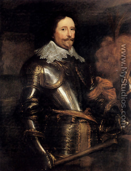 Portrait Of Frederik Hendrik - Sir Anthony Van Dyck
