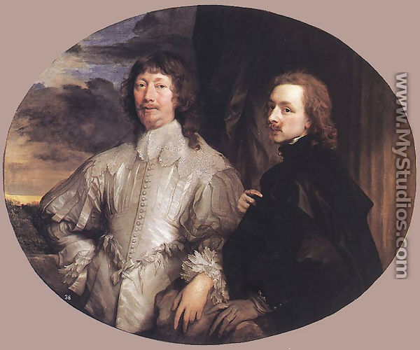 Sir Endymion Porter and the Artist 1632-41 - Sir Anthony Van Dyck