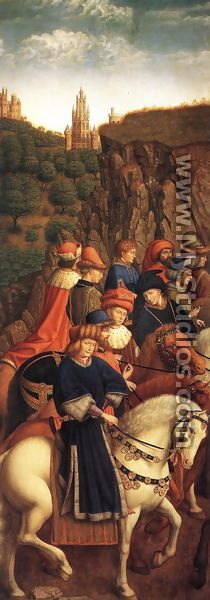 The Ghent Altarpiece- The Just Judges 1427-30 - Jan Van Eyck