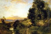 A Late Afternoon In Summer - Thomas Moran