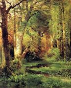 Forest Scene - Thomas Moran