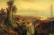 Indians On A Cliff - Thomas Moran