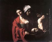 Salome with the Head of the Baptist c. 1609 - (Michelangelo) Caravaggio