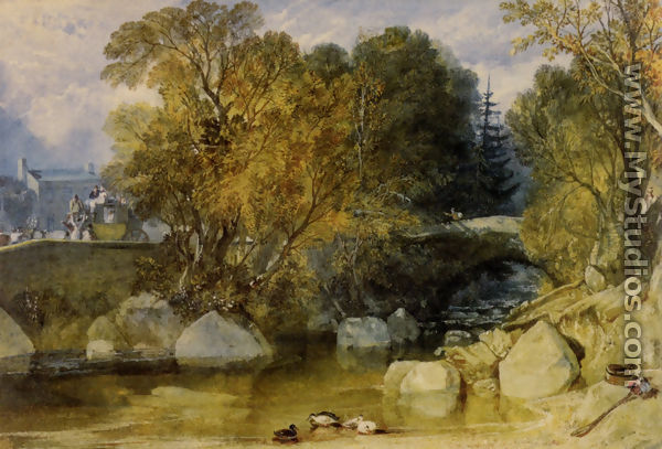 Ivy Bridge  Devonshire - Joseph Mallord William Turner