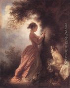 The Souvenir 1775-78 - Jean-Honore Fragonard