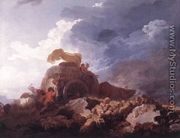 The Storm c. 1759 - Jean-Honore Fragonard