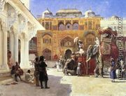 Arrival Of Prince Humbert  The Rajah  At The Palace Of Amber - Edwin Lord Weeks