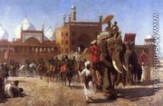 The Return Of The Imperial Court From The Great Nosque At Delhi  In The Reign Of Shah Jehan - Edwin Lord Weeks