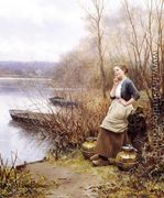 A Lovely Thought - Daniel Ridgway Knight