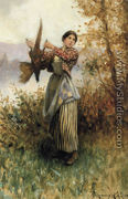 A Pheasant In Hand - Daniel Ridgway Knight