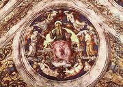 God The Creator And Angels - Pietro Vannucci Perugino