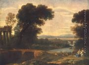 Landscape with the Rest on the Flight into Egypt 1666 - Claude Lorrain (Gellee)