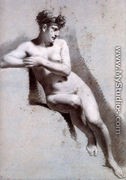 Female Nude Leaning2 - Pierre-Paul Prud'hon