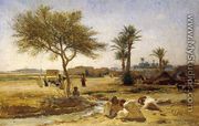 An Arab Village - Frederick Arthur Bridgman