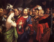 Christ and the Adulteress  1530-35 - Lorenzo Lotto