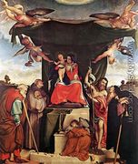 Madonna and Child with Saints (2) 1521 - Lorenzo Lotto