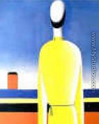 Complicated Premonition (Torso In A Yellow Shirt) - Kazimir Severinovich Malevich
