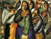 Peasant Women In Church - Kazimir Severinovich Malevich