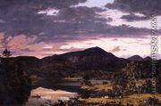 Lake Scene In Mount Desert - Frederic Edwin Church
