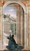 Portrait Of The Donor Francesca Pitti Tornabuoni - Domenico Ghirlandaio