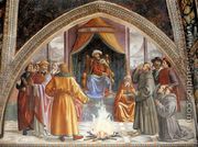 Test of Fire before the Sultan 1482-85 - Domenico Ghirlandaio
