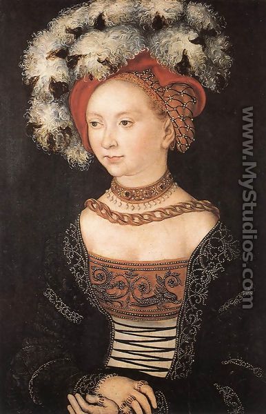 Portrait of a Young Woman c. 1530 - Lucas The Elder Cranach