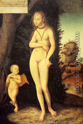 Venus With Cupid The Honey Thief - Lucas The Elder Cranach