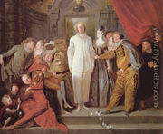 Italian Comedians c. 1720 - Jean-Antoine Watteau