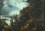 Landscape with the Temptation of Saint Anthony 1555-58 - Pieter the Elder Bruegel