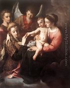 The Mystic Marriage of St Catherine 1585-87 - Annibale Carracci