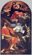 The Virgin Appears to Sts Luke and Catherine 1592 - Annibale Carracci