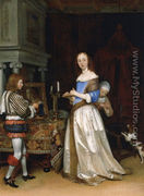 A Lady At Her Toilette - Gerard Ter Borch
