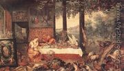 The Sense of Taste 1618 - Jan The Elder Brueghel