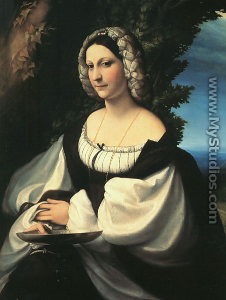 Portrait of a Gentlewoman 1517 - Correggio (Antonio Allegri)