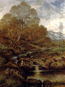 The Stream From The Hills Of Wales - Benjamin Williams Leader