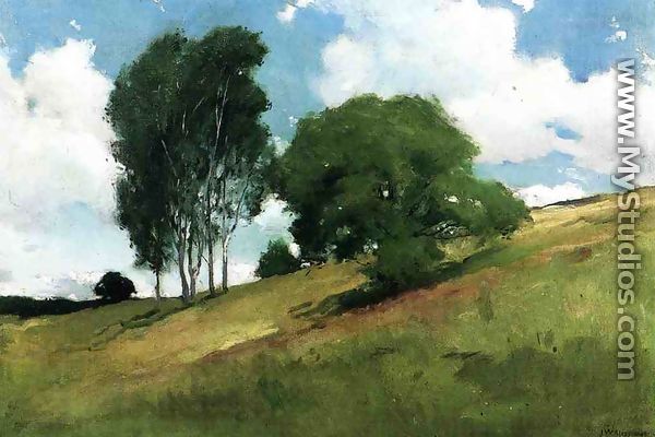 Landscape Painted At Cornish  New Hampshire - John White Alexander