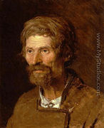 Head Of An Old Ukranian Peasant - Ivan Nikolaevich Kramskoy