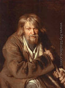 Portrait Of An Old Peasant (study) - Ivan Nikolaevich Kramskoy