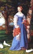 Portrait Of Mrs  Louisa Jenner - Arthur Hughes