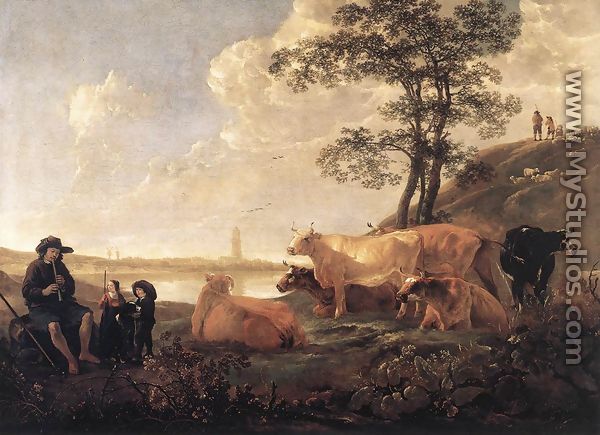 Landscape near Rhenen 1650-55 - Aelbert Cuyp